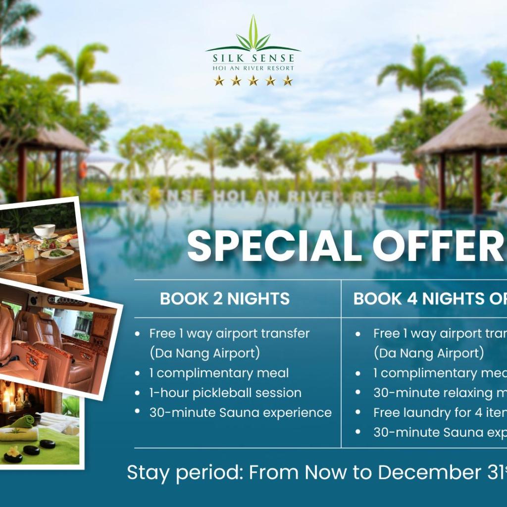 Silk Sense Hoi An River Resort - Green Luxury Escape